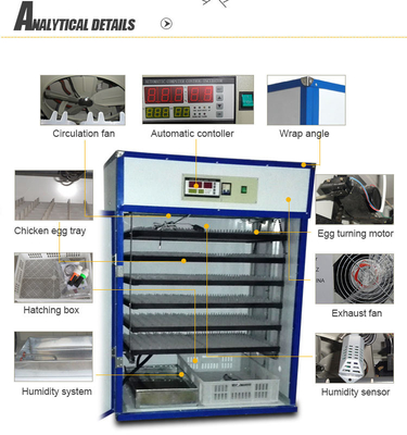 acheter Incubateur complètement automatique d'oeufs de la machine 3000 d'incubateur de poussins online manufacture